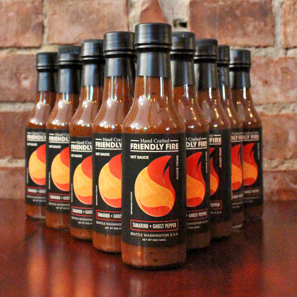 12 Bottle Case – Tamarind + Ghost Pepper Hot Sauce